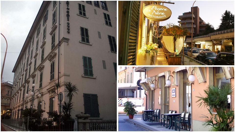 il ristorante annesso all’hotel Ercolini & Savi, “La Pecora Nera”,e l’hotel Florida