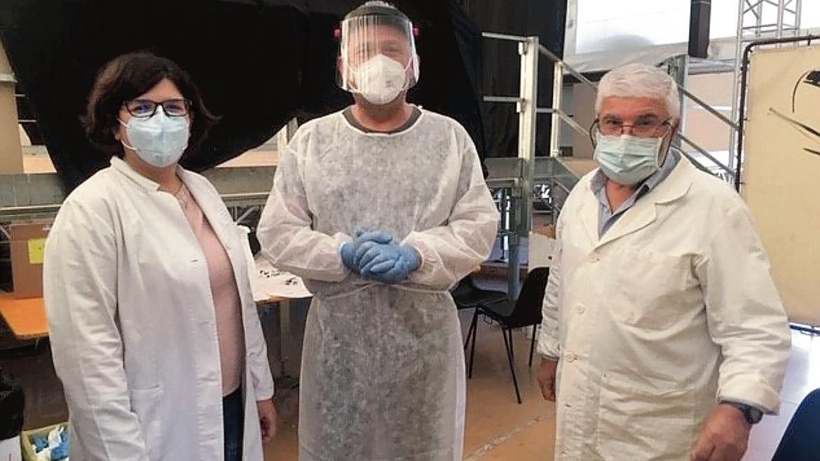 Vaccinazioni a tempo di record con l’equipe dei medici di famiglia