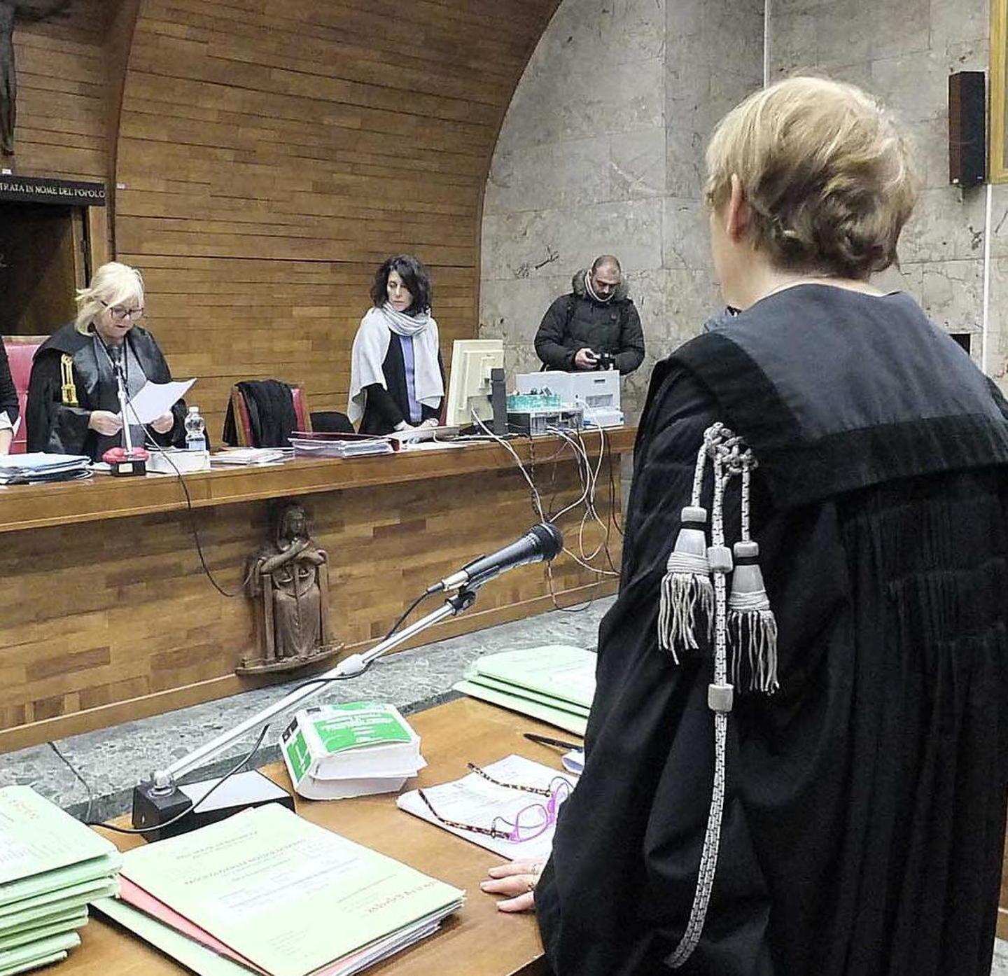 Un’udienza in Tribunale a Pisa (foto d’archivio)
