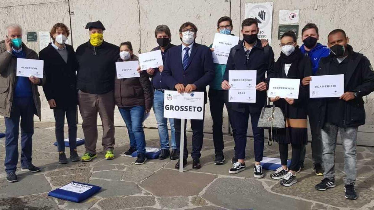 I ristoratori a Firenze: «Fateci lavorare»