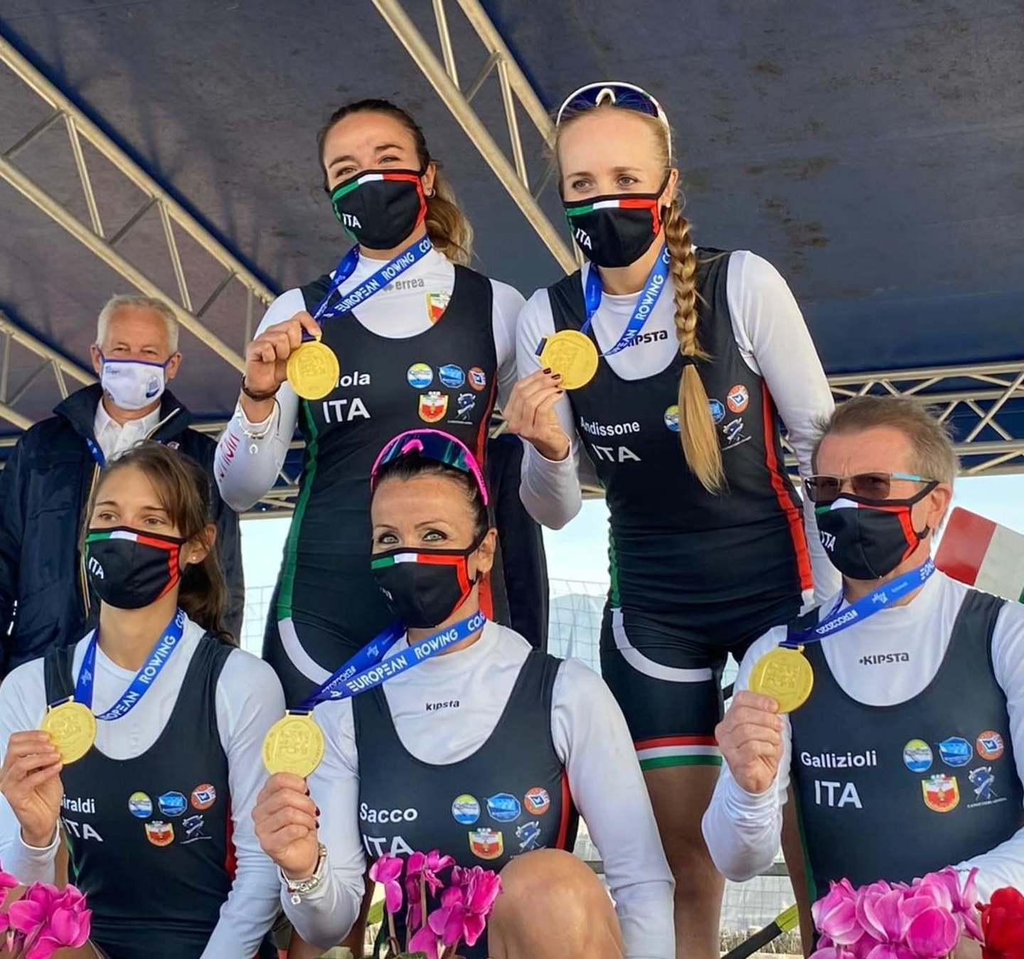 Medaglia d’oro con Carlotta Niola per la “Billi Masi”