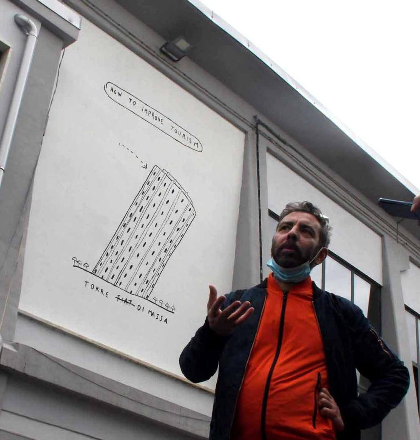 In città spuntano i murales dedicati ai luoghi più belli di Massa