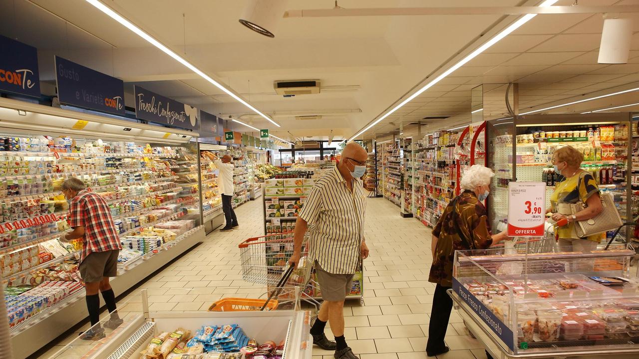 L'interno di un supermercato