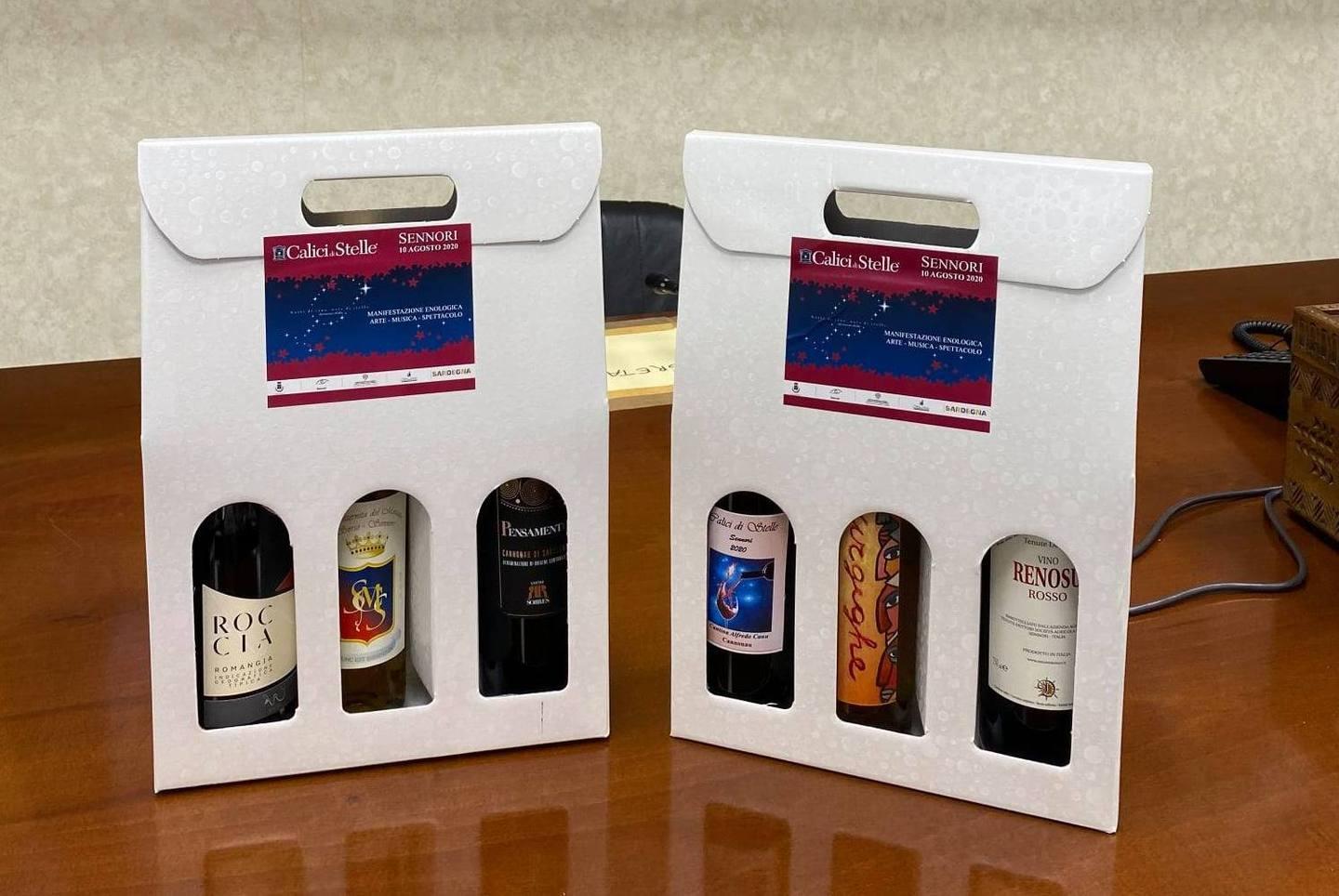 Bottiglie di vino per chi dona il sangue 