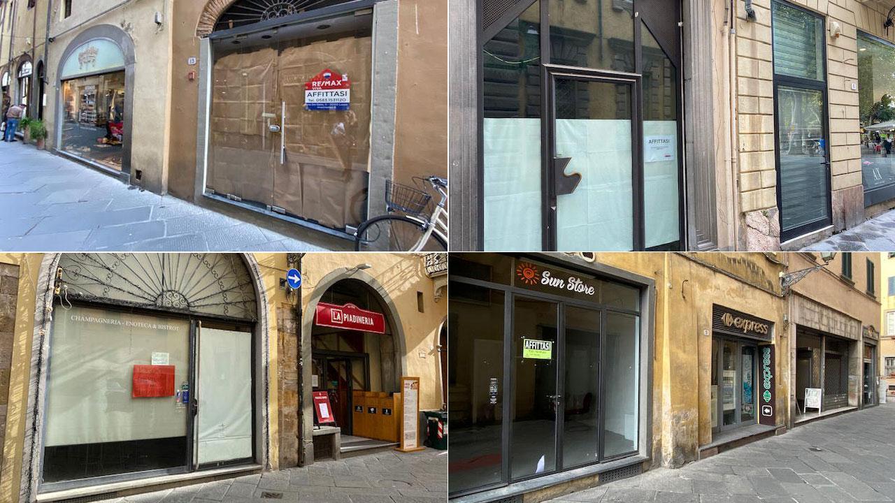 Strade piene di vetrine spente. Chiudono anche i negozi cinesi