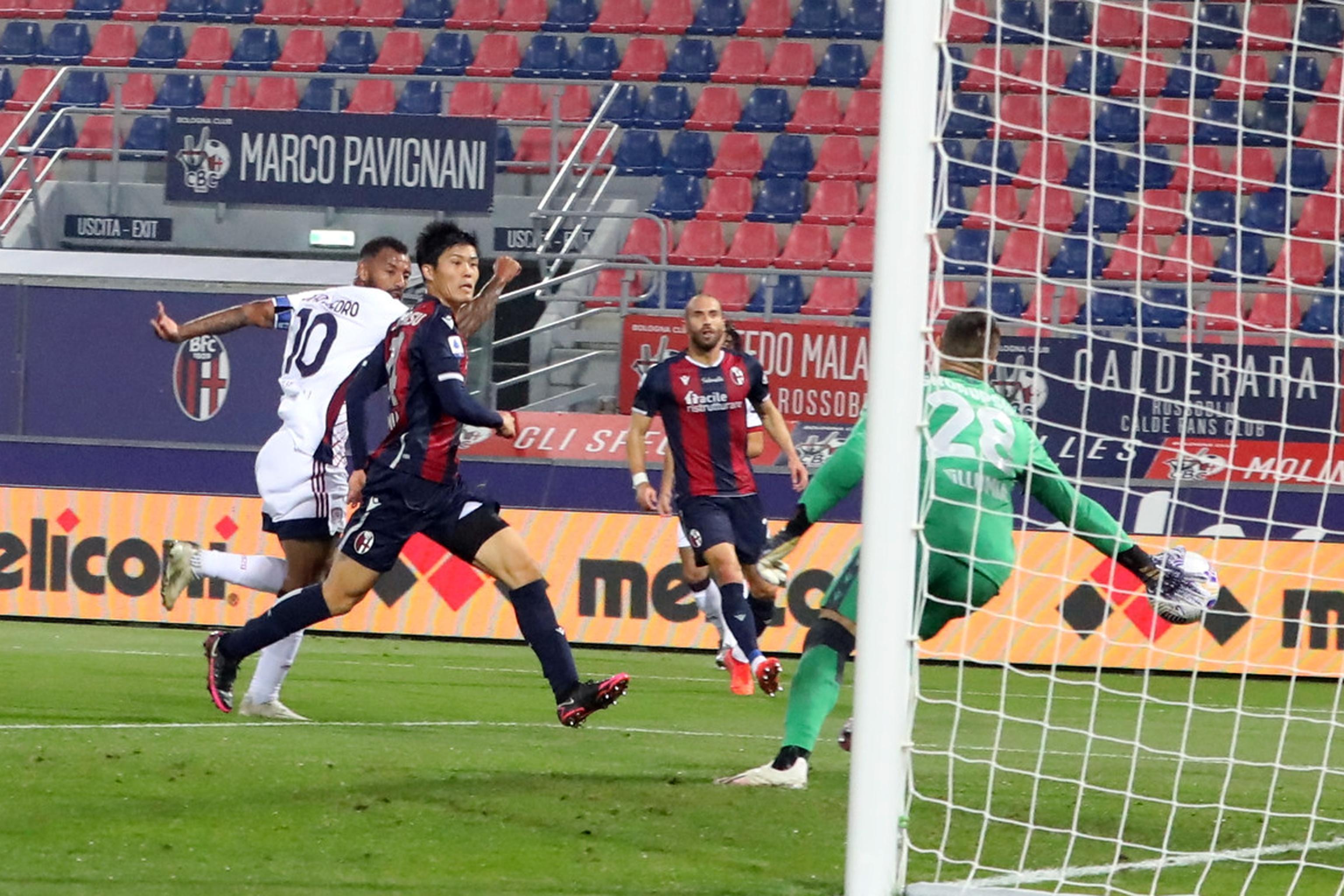Il gol di Joao Pedro che ha aperto le marcature