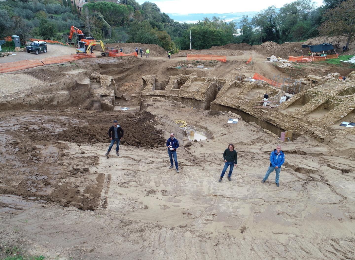 L’occhio del drone per la sicurezza idraulica dell’anfiteatro romano