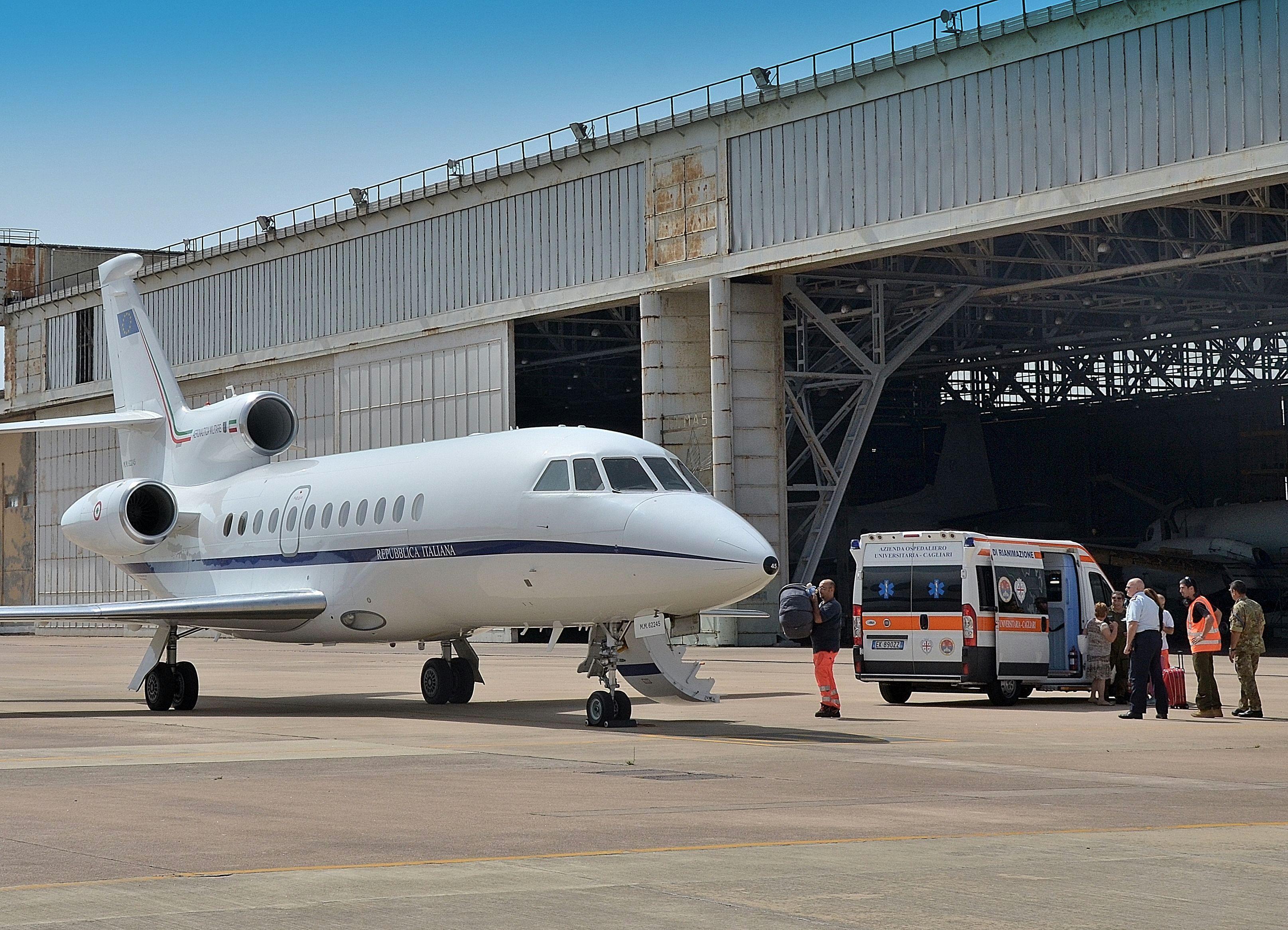 Volo dell'Aeronautica Cagliari-Venezia per un uomo in fin di vita