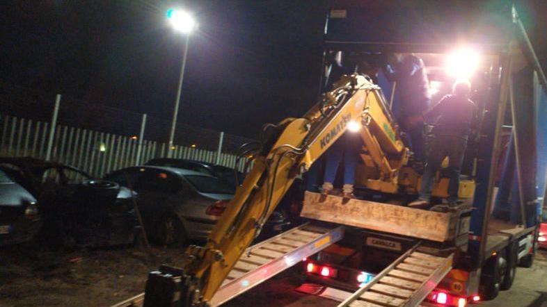 Recuperati tre escavatori rubati a Empoli