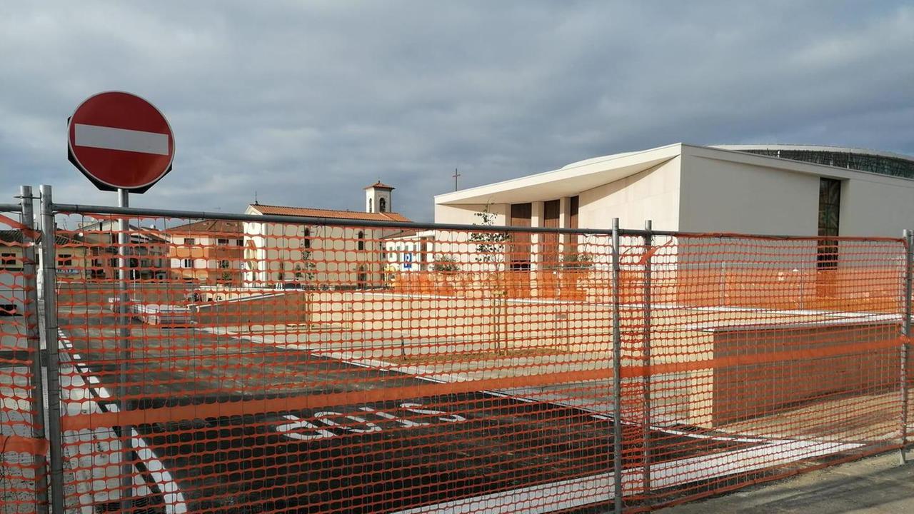 Prende forma la nuova piazza di Cintolese, sarà completata entro l’inizio del 2021