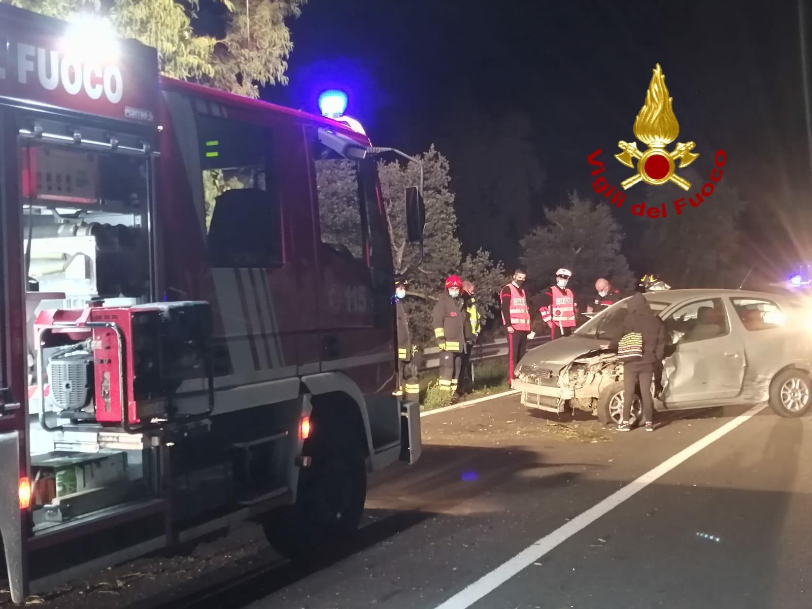 Incidente sulla Nuoro-Macomer, conducente illesa