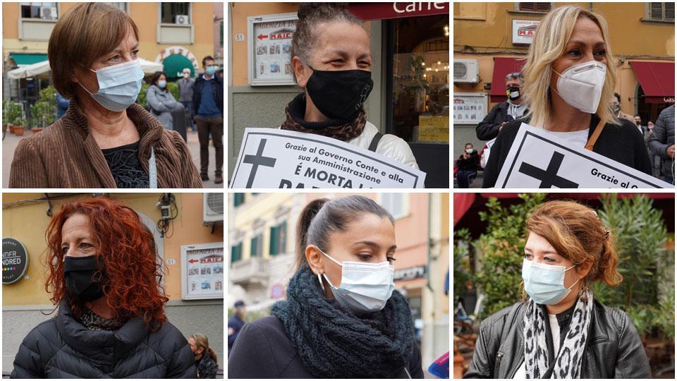 Manuela Falorni, Silvia Cassola, Rita Marconcini, Mirella Gorini, Maria Carmen Bellini e Grazia Pisaniello