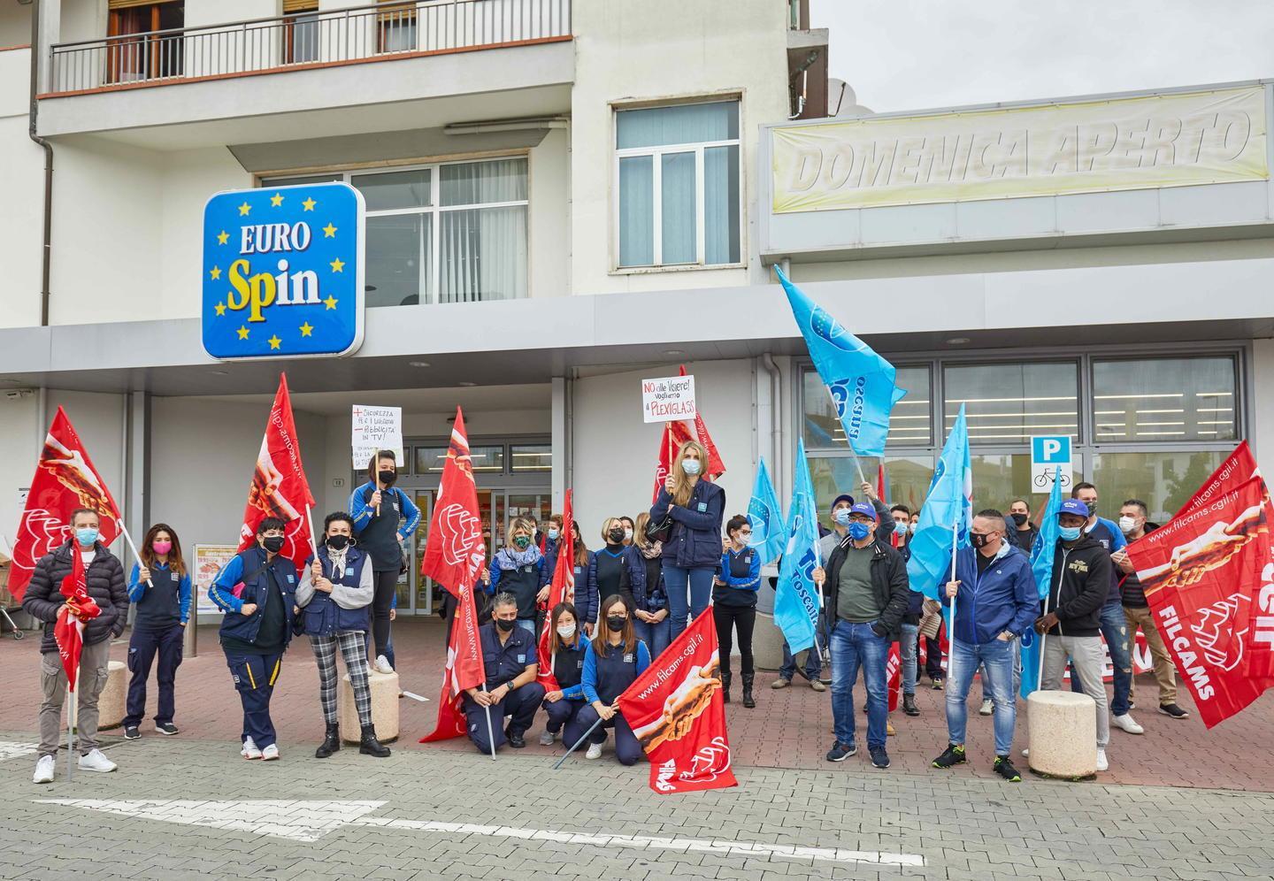 «Uno sciopero per chiedere all’Eurospin che vengano rispettati sicurezza e orari» 