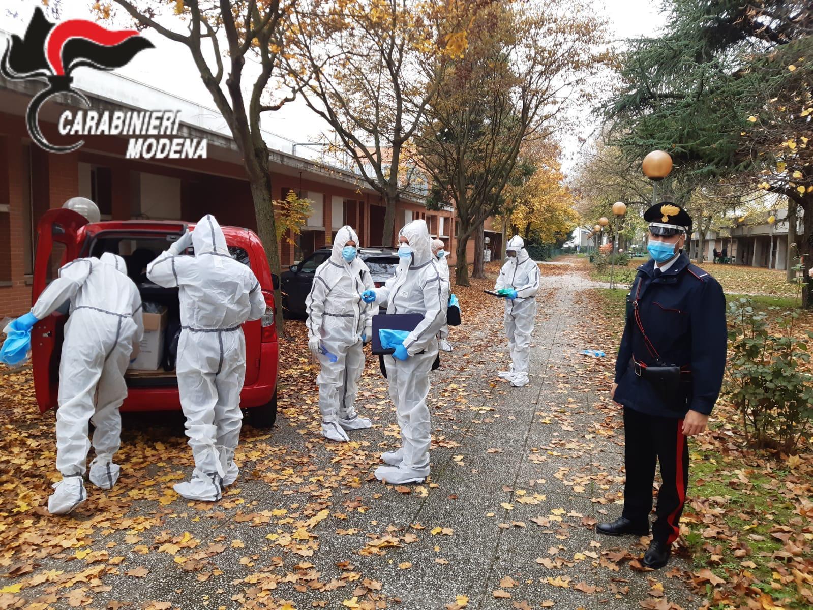 Carpi, ispezione dei Nas al Quadrifoglio di Carpi dopo il focolaio Covid con 5 morti 