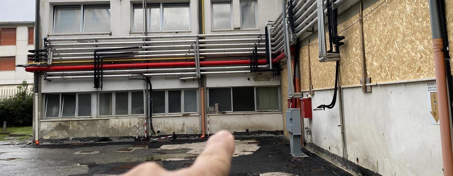 L’irruzione sfruttando una finestra sul retro