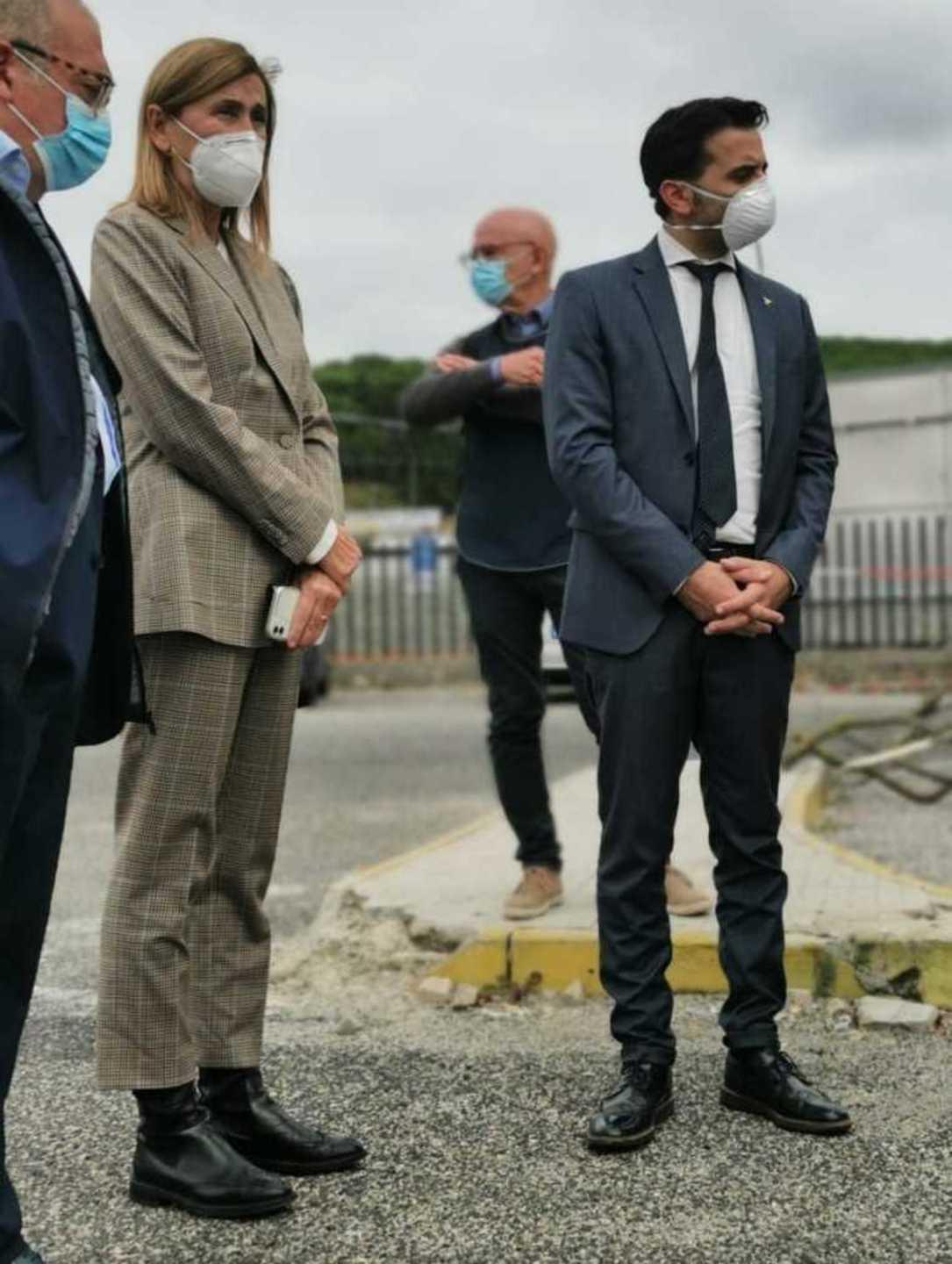 Ospedale da campo, la visita di Lampis 