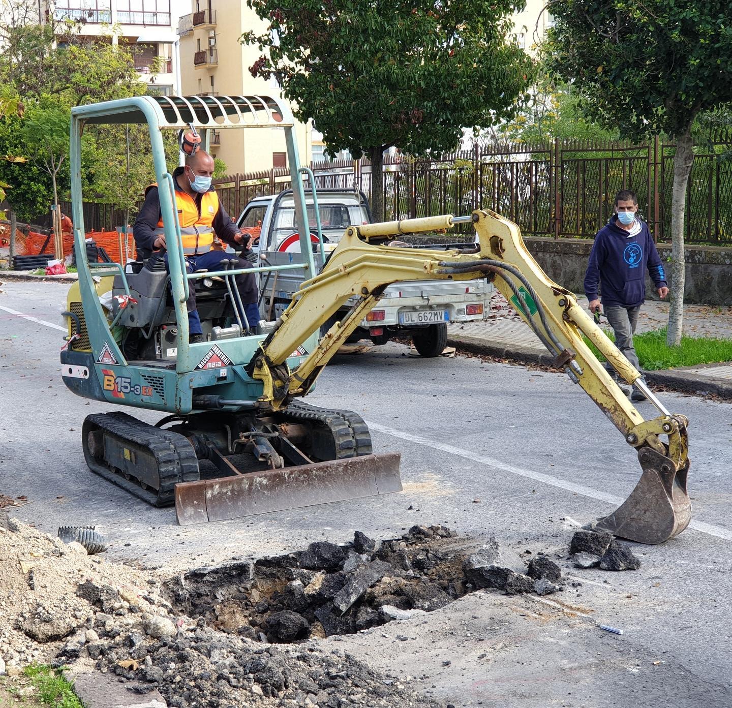 Carotaggi del Comune in viale Trento 