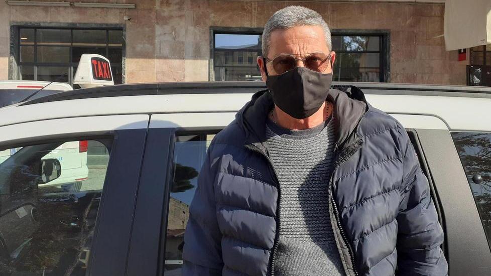 La protesta dei tassisti «Ricordatevi di noi»