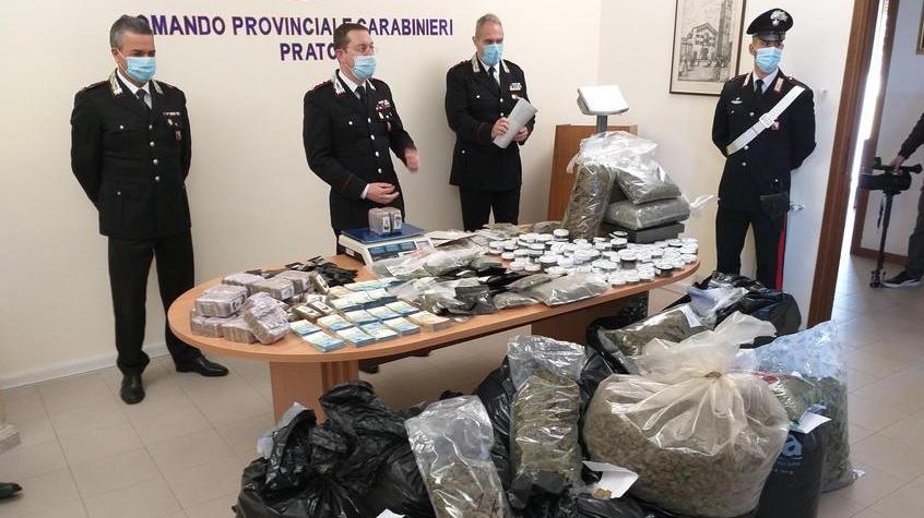 Colpo al traffico di droga, i carabinieri sequestrano oltre cento chili di marijuana