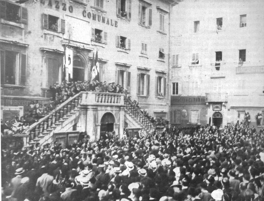 L’assalto delle squadracce fasciste al Comune di Livorno (dal libro “Fascisti a Livorno e provincia, a cura di Mauro Nocchi e Mario Baglini, editore Erasmo)