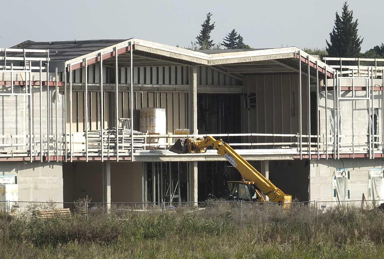 Il cantiere dove sabato è avvenuto l’incidente
