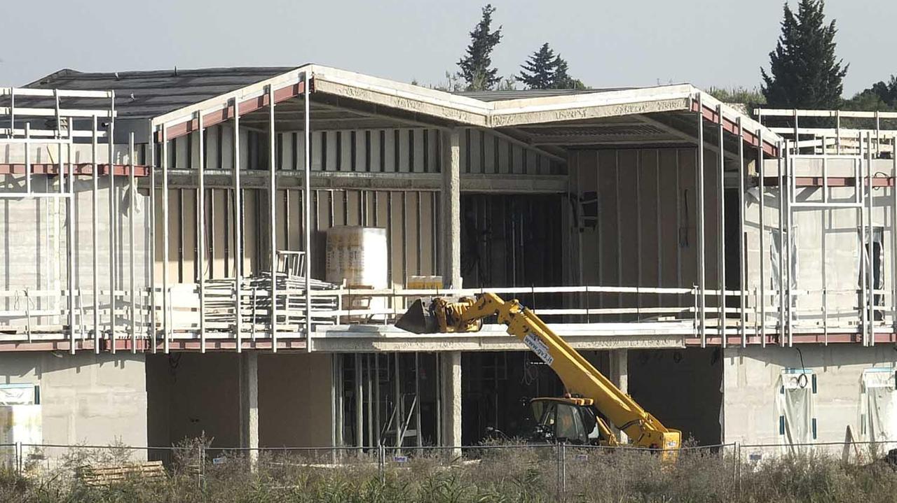 Il cantiere dove sabato è avvenuto l’incidente