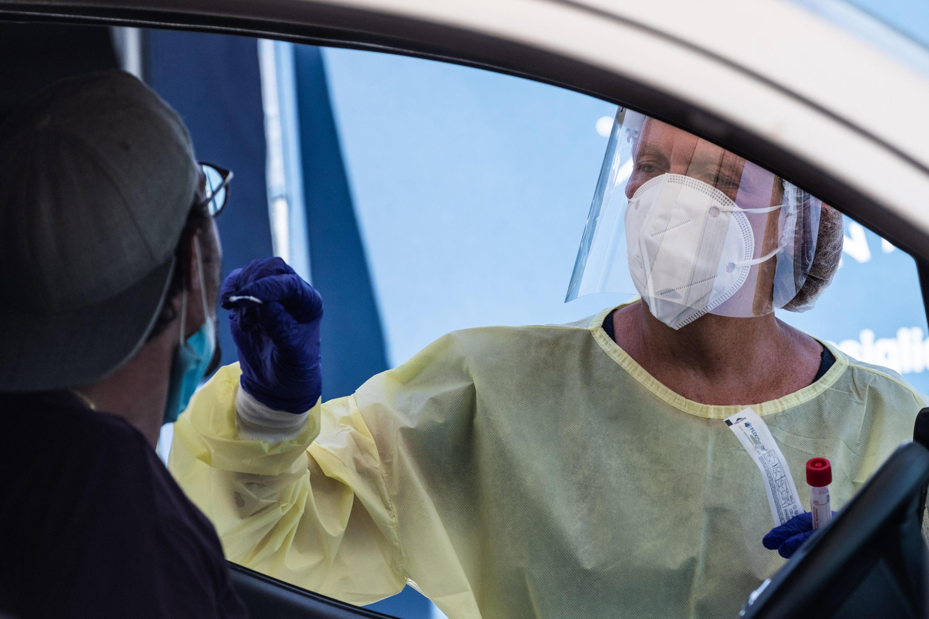 Coronavirus, a Fonni "drive-in" per eseguire i tamponi