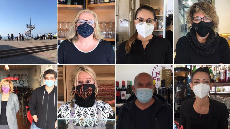 Il sole cecinese dell'ultimo weekend "giallo" mascherato da normalità: «Tanta gente, ma con più coscienza dei rischi»