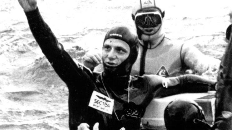 Trent’anni fa all’Elba il record di Pelizzari sulla scia del mito dell’Uomo Delfino