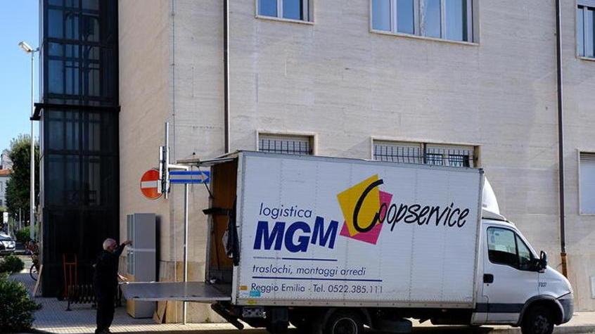 Il trasloco dall’ospedale all’ex palazzo comunale