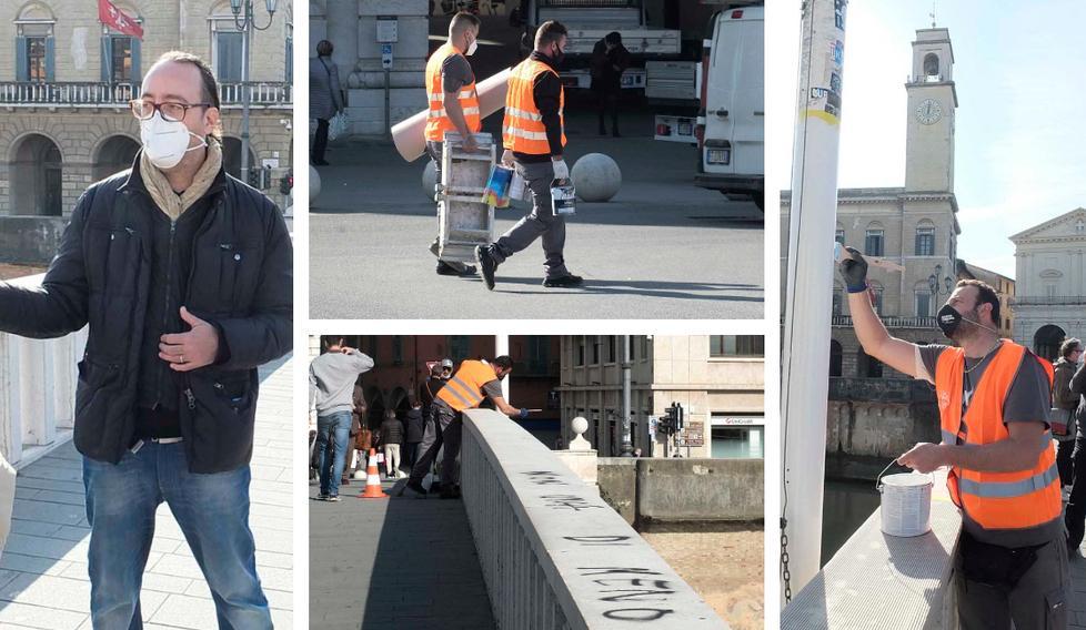 Lotta al graffito selvaggio Il Comune ingaggia una squadra di specialisti