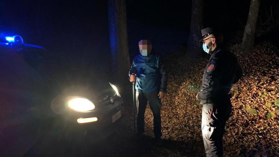 Salvato fungaiolo disperso