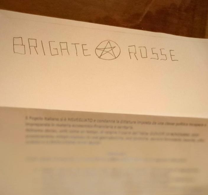 Le minacce delle Brigate Rosse Una lettera indirizzata a Fabbri