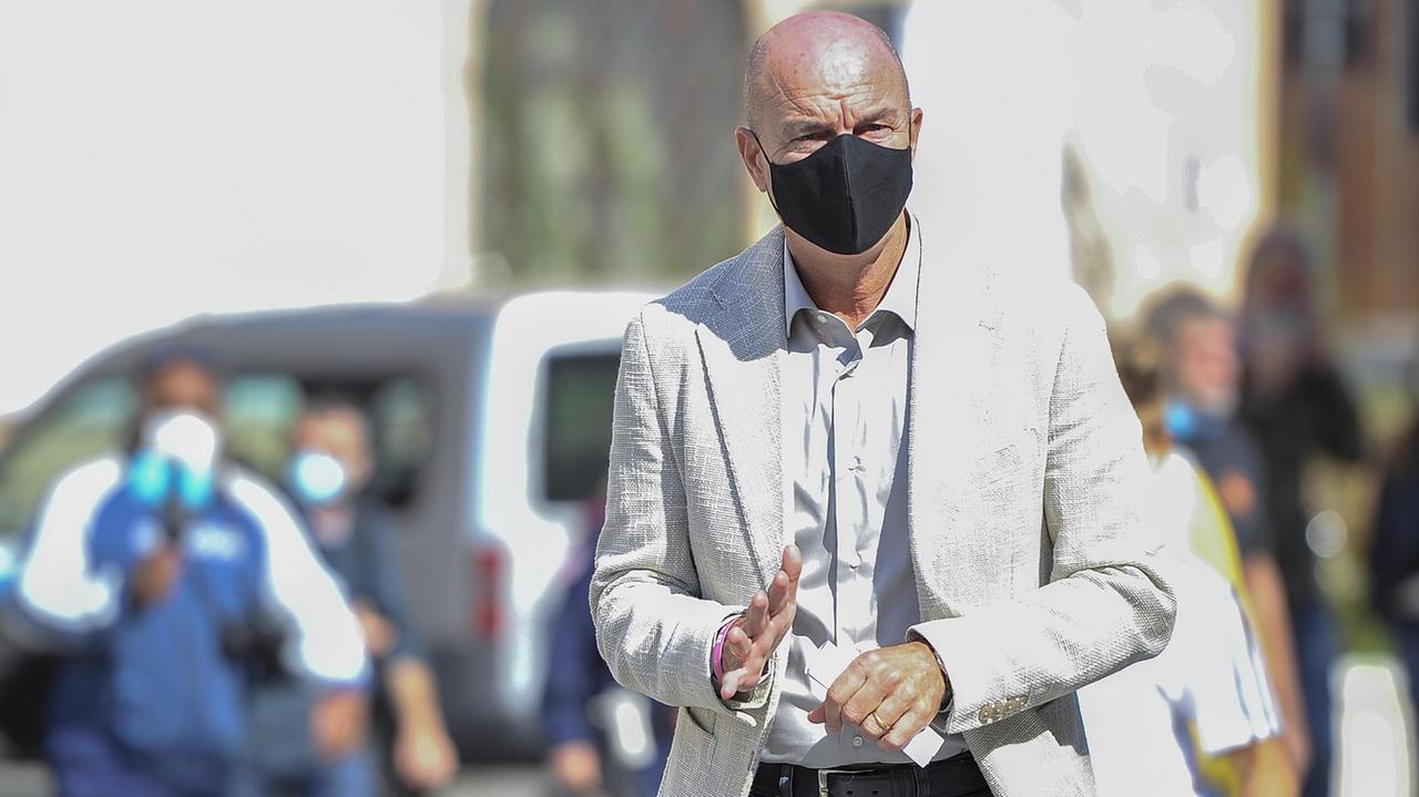 Il sindaco di Livorno, Luca Salvetti (Foto di Andrea Masini/Pentafoto)