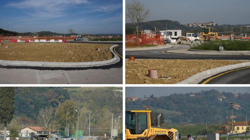Pronta la rotonda per accedere al quartiere green alle porte della città