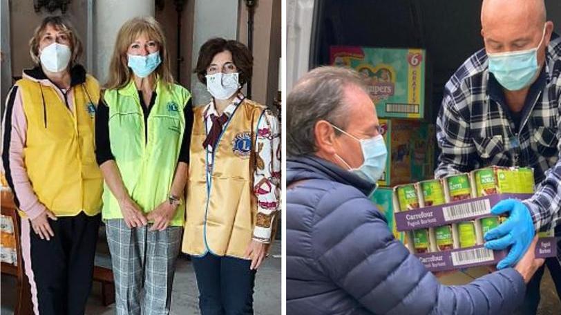 Aiuti alla Caritas per le famiglie grazie a Lions e Banco Alimentare