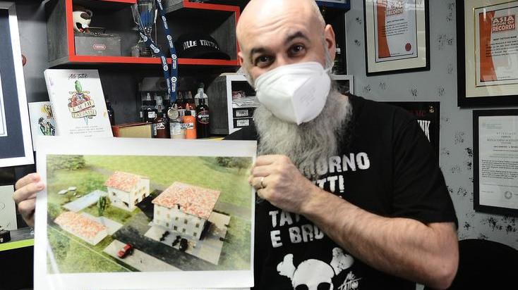 Una macchina di Olivetti ricevuta in dono