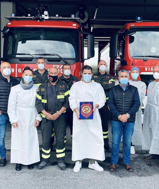 Grazie dai Vigili del fuoco all’Ordine infermieri 