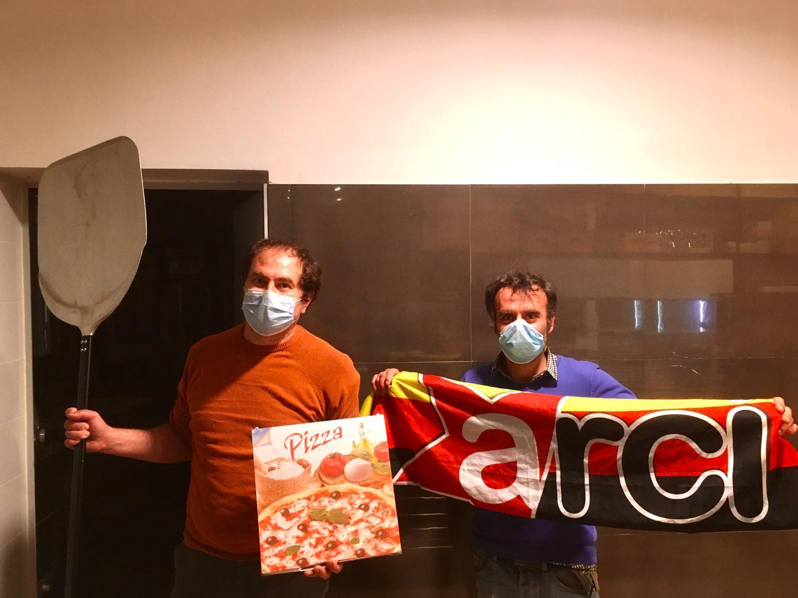 Il presidente della Cooperativa Pegaso Andrea Cristalli e il presidente della Casa del popolo Daniele Bertelli