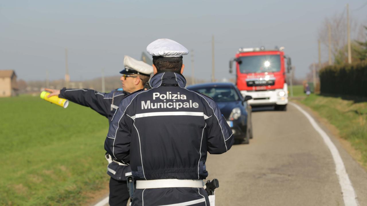 Auto fuori strada centra una pianta, ferito il conducente