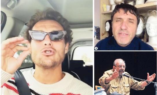 Diamanti, Ballantini e Vauro col Vernacoliere: «La risata? È un tesoro: abboniamoci subito per salvarlo» 