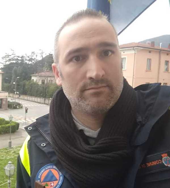 Il sindaco del Comune di Calci Massimiliano Ghimenti