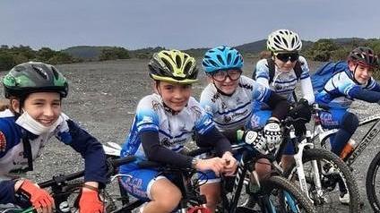 Baby ciclisti a Poggio Pelato