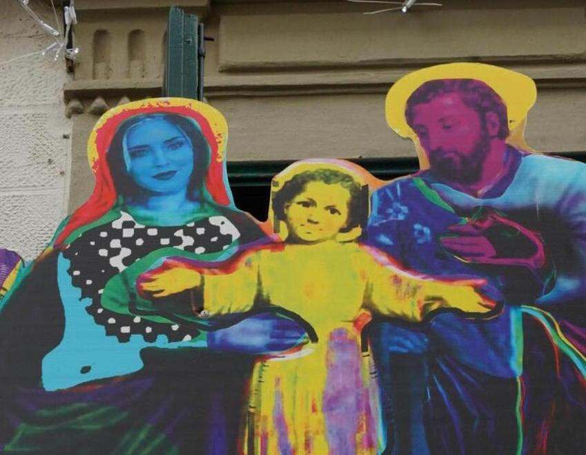 Sindaco denunciato dal Codacons per la Madonna col volto di Ferragni 