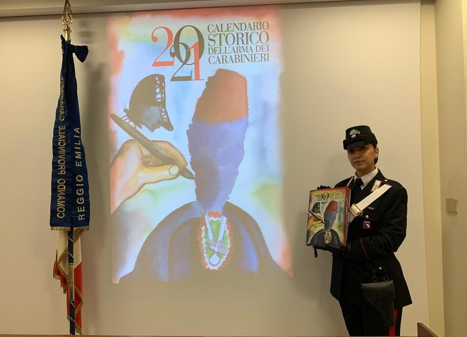 Presentato a Reggio Emilia il Calendario storico 2021 dei carabinieri dedicato a Dante Alighieri 