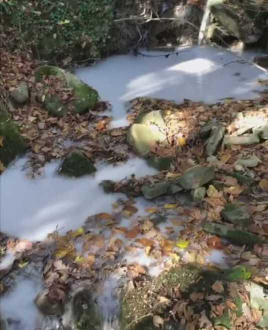 Affluente del Dragone più volte inquinato con scarichi abusivi