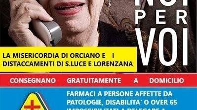 La Misericordia consegna i medicinali a domicilio