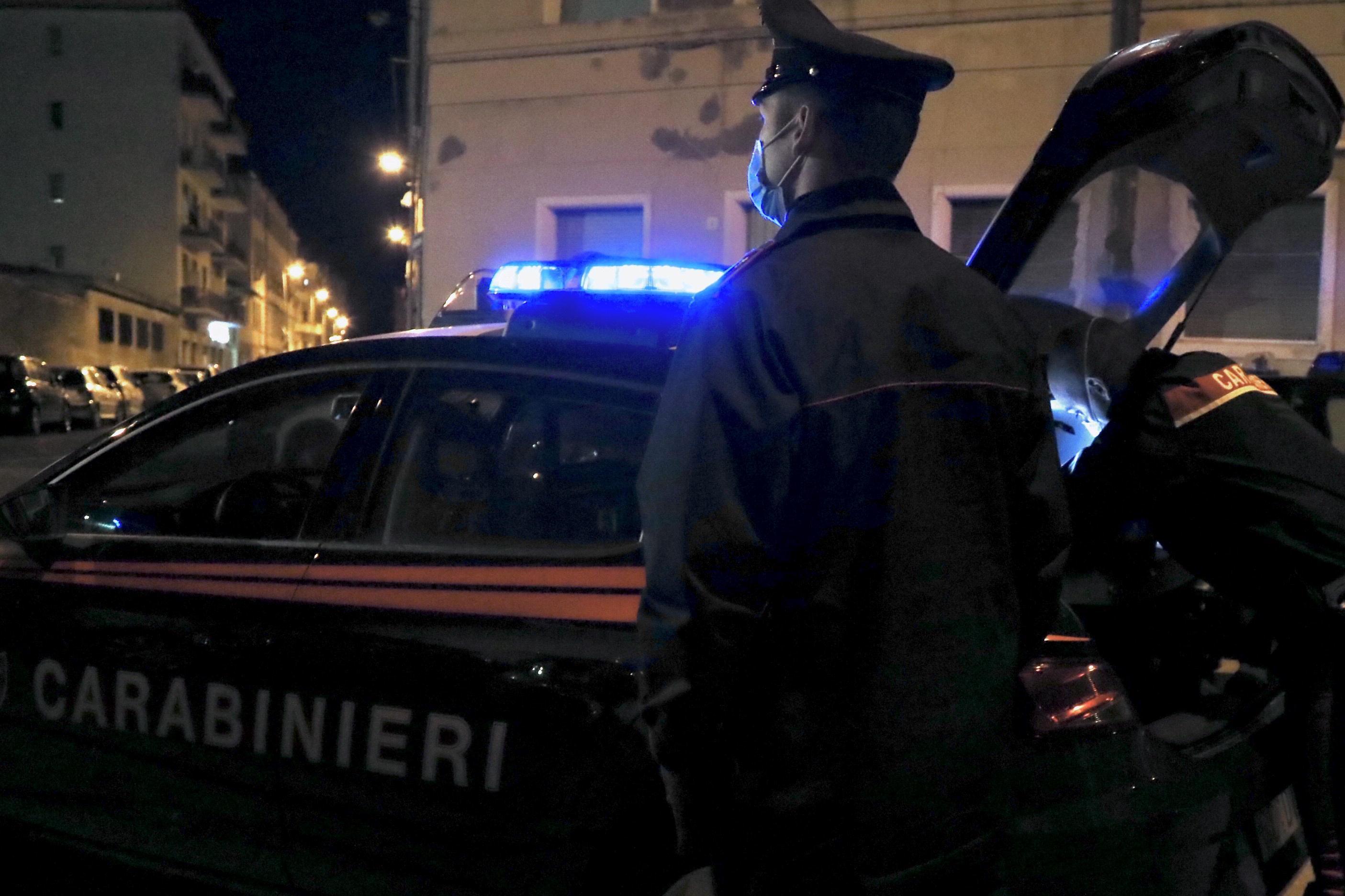 Carabinieri al lavoro