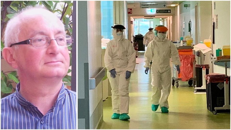 Il dottor Marziano Visconti, scomparso a 67 anni e due operatori sanitari nel reparto di Malattie infettive dell’ospedale Misericordia di Grosseto