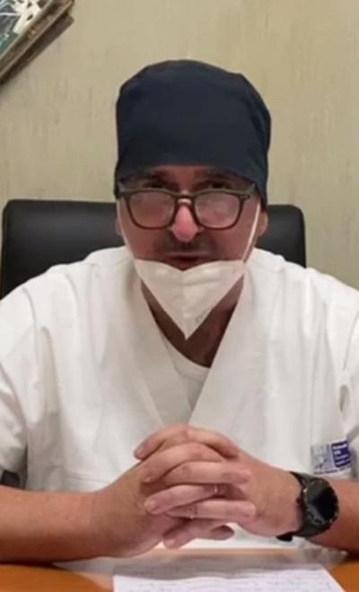 Paolo Carnesecchi, primario del reparto di rianimazione dell’ospedale Lotti di Pontedera